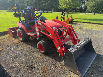 Kioti CS2220 W/ 4' Box Blade